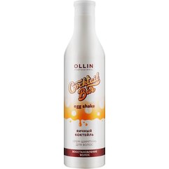Крем-шампунь Яичный коктейль восстановление волос Ollin Professional Cocktail BAR, 500 ml