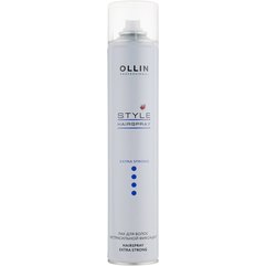 Ollin Professional Style Extra Strong Hair Spray Лак для волосся екстрасильної фіксації, 450 мл, фото 