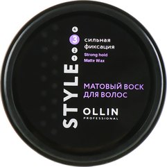 Ollin Professional Strong Hold Matte Wax Матовий віск для волосся сильної фіксації, 50 мл, фото 