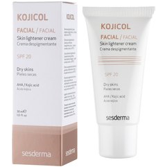 Осветляющий крем с СЗФ 20 Sesderma Kojicol Skin Lightener Cream, 30 ml