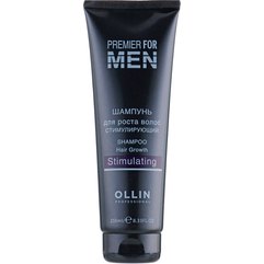 Ollin Professional Premier For Men Shampoo Hair Growth Stimulating Шампунь для росту волосся стимулюючий, 250 мл, фото 