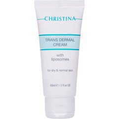 Christina Trans Dermal Cream With Liposoms Трансдермальний крем з ліпосомами для сухої і нормальної шкіри, 60 мл, фото 