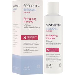 Восстанавливающий шампунь против признаков старения Sesderma Seskavel Time Stop Anti-ageing Shampoo, 200 ml