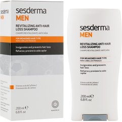 Восстанавливающий шампунь против выпадения волос Sesderma Men Revitalizing Anti-hair Loss Shampoo, 200 ml