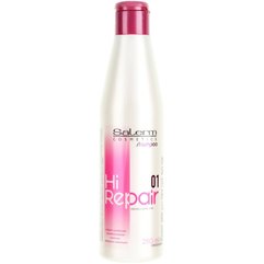 Шампунь для відновлення структури волосся Salerm Hi-Repair Shampoo, 250 ml, фото 