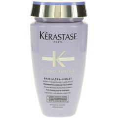 Фиолетовый шампунь для осветленных мелированных или седых волос Kerastase Blond Absolu  Bain Ultra-Violet