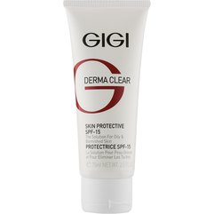 Gigi Derma Clear Protective SPF15 Крем зволожуючий захисний, 75 мл, фото 