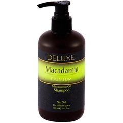 Macadamia De Luxe Shampoo Шампунь живильний з маслом макадамії, фото 