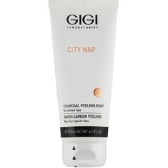 Карбоновое мыло-пилинг Gigi City Nap Charcoal Peeling Soap, 200 ml