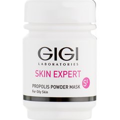 Gigi Propolis Powder Mask Антисептична прополісна пудра для жирної шкіри, 50 мл, фото 