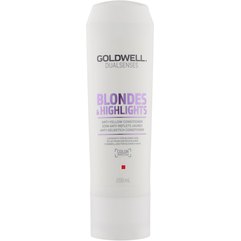 Goldwell Dualsenses Blonde & Highlights Anti-Yellow Бальзам для освітлення та мелірованого волосся, 200 мл, фото 