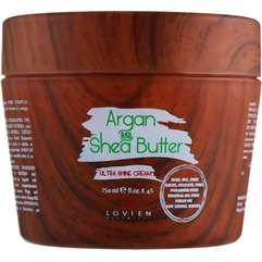 Маска для питания и блеска волос Lovien Essential Argan Oil&Shea Butter Ultra Shine Cream, 250 ml