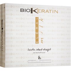 Kleral System Keratin instant straight vials Ампули для вирівнювання волосся 7 х 8 мл, фото 