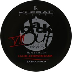 Жвачка для укладки волос №8 Kleral System Black Out Line Hair Chewingum, 100 ml