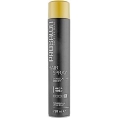 Лак для волос экстрасильной фиксации ProSalon Hair Spray Mega Hold, 750 ml