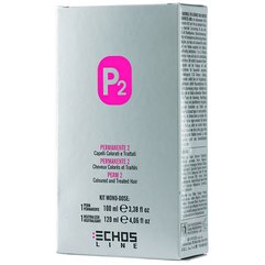 Набор для химзавивки окрашенных и поврежденных волос Echosline Classic Perm P2 Coloured And Treated Hair Mono Dose