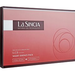 Нічна есенція з колагеном і вітаміном С La Sincere Night Essence Pack, 15х1.2ML, фото 