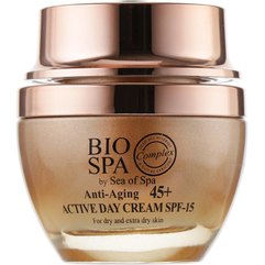 Sea of Spa Bio Spa Anti Aging +45 Active Day cream Антивіковий денний крем з гарбузовим маслом 45+, 50 мл, фото 