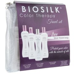 Дорожный набор Комплекс для защиты цвета волос Biosilk Color Therapy Travel set