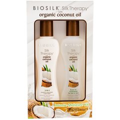Набор шелковая терапия на основе кокосового масла Biosilk Silk Therapy with Organic Coconut Oil Kit