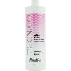 Шампунь для волос после окрашивания с экстрактом цитрусов Mirella Professional After Color Shampoo, 1000 ml