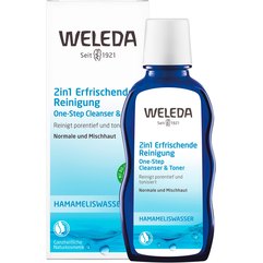 Универсальное очищающее тонизирующее средство 2 в 1 Weleda Erfrischende 2in1 Reinigung, 100 ml