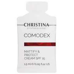 Крем для лица Матирование и защита SPF15 Christina Comodex Mattify&Protect Cream SPF15, 30х1,5 ml