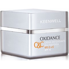 Keenwell Oxidance Antioxidante Day Cream Vit C + C SPF15 Денний антиоксидантний Мультизащитний крем з вітамінами C + C, 50 мл, фото 