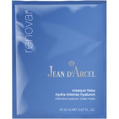 Jean D'arcel Masque Hydra-Intense Hyaluron Флісова маска з гіалуроновою кислотою, 1х20 мл, фото 