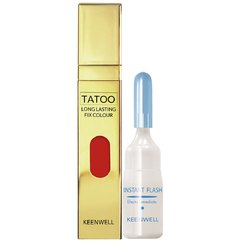 Keenwell Pack Star Gloss Tattoo + Instant Flash Подарунковий набір Блиск для губ з ефектом татуажу + Сироватка миттєвої краси, фото 
