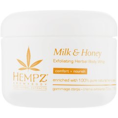 Скраб для тіла Молоко та мед Hempz Milk and Honey Exfoliating Herbal Body Whip, 215 g, фото 