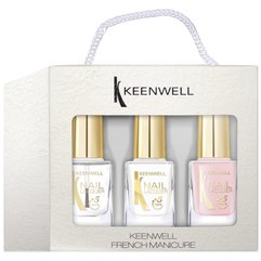 Keenwell Pack Trio French Manicure Набір лаків для нігтів Тріо, фото 