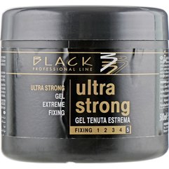 Гель для волос ультрасильной фиксации Black Professional Line Ultra Strong Extreme Hold Gel, 500 ml