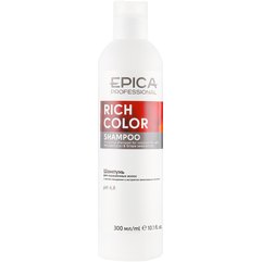 Epica Rich Color Shampoo Шампунь для фарбованого волосся з маслом макадамії і екстрактом виноградних кісточок, фото 