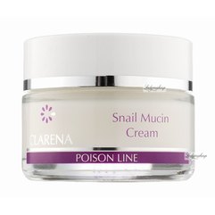 Clarena Poison Line Snail Mucin Cream Відновлюючий крем зі слизом равлика, 50 мл, фото 