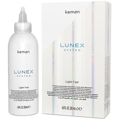 Быстродействующее несмываемое средство для осветления волос Kemon Lunex System Lunex Light Fast, 200 ml