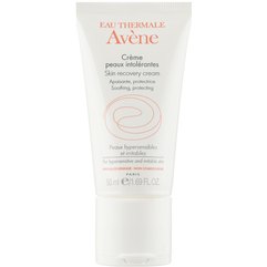 Avene Peaux Intolerantes Skin Recovery Cream Крем заспокійливий для надмірно чутливої ​​і подразненої шкіри, 50 мл, фото 