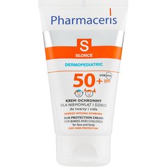 Pharmaceris S Safe Protective Face Cream From 1-st Day Of Life SPF 50 Безпечний сонцезахисний крем для обличчя з 1-го дня життя SPF 50, 50 мл, фото 