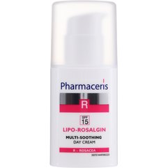 Pharmaceris R Lipo Rosalgin Multi-Soothing Cream Крем для сухої шкіри обличчя заспокійливий подразнення, 30 мл, фото 