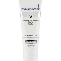 Крем защитный дневной для кожи лица и тела с Витилиго SPF 50+ Pharmaceris V Protective Cream Viti-Melo Day, 75 ml