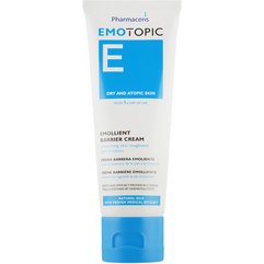 Pharmaceris E Emotopic Emollient Barrier Cream Пом'якшувальний крем для обличчя та тіла, для сухої і схильної до атопічного дерматиту шкіри, 75 мл, фото 