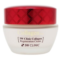Восстанавливающий крем для лица 3W Clinic Collagen Regeneration Cream с коллагеном, 60 мл