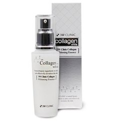 3W CLINIC Collagen Whitening Essence Есенція для обличчя освітлювальна Колаген Ніацинамід, 50 мл, фото 