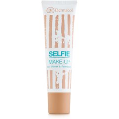 Dermacol Selfie Make-up Primer & Foundaition тональний крем + база 2в1, 25 мл, фото 