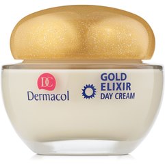 Дневной крем с экстрактом икры для интенсивного омоложения Dermacol Gold Elixir Rejuvenating Caviar Day Cream, 50 ml