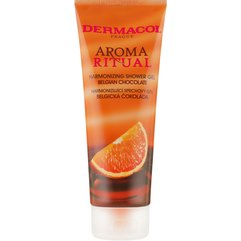 Dermacol Body Aroma Ritual Harmonizing Shower Gel Гармонізуючий гель для душу Бельгійський шоколад, 250 мл, фото 