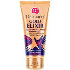 Крем для рук и ногтей омолаживающий с экстрактом икры Dermacol Gold Elixir Rejuvenating Caviar Hand Cream, 75 ml