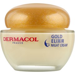 Крем ночной омолаживающий Dermacol Gold Elixir Rejuvenating Caviar Night Cream, 50 ml
