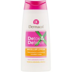 Dermacol Detox & Defence Micellar Lotion - Детоксіцірующая і захисна міцелярная вода, 200 мл, фото 
