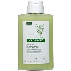 Разглаживающий шампунь с молочком папируса Klorane shampoo with papyrus milk, 200 ml